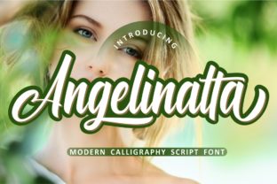 Angelinatta: A Dazzling Font for Modern Campaigns