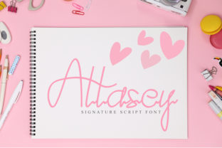 Attasey Signature: A Modern Feminine Font for Creative Campaigns