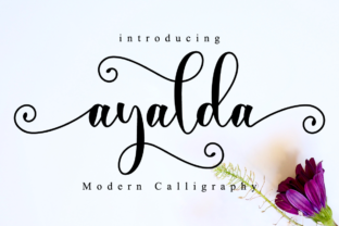 Ayalda: A Classy Handwritten Font for Elegant Design
