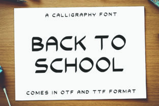 Back to School: A Modern Sans Serif Font for Engaging Visuals