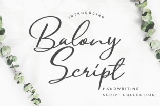 Balony: The Sweet and Lovely Script Handwritten Font