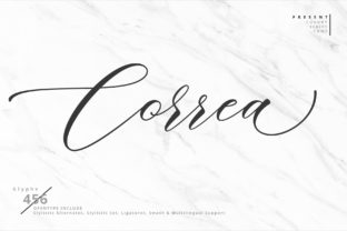 Correa Script: A Modern and Chic Handwritten Font