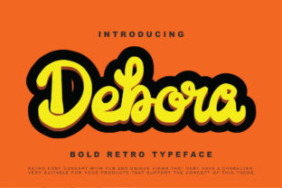 Debora: A Bold and Chunky Handwritten Font for Web Design