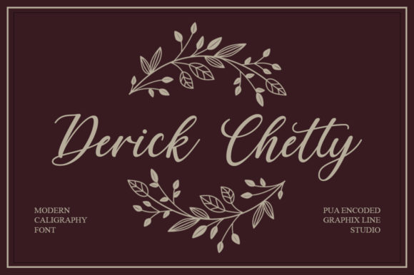 Derick Chetty: A Versatile Script Handwritten Font for Creative Projects