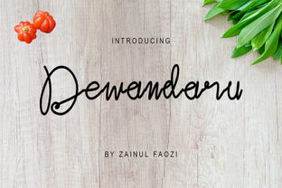 Dewandaru: A Charming Handwritten Font for Creative Projects