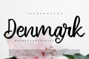 Discover Denmark: A Charming Handwritten Font for Creative Design