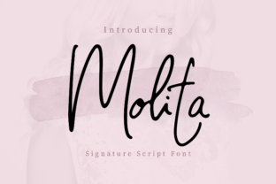 Discover the Elegance of Molita: A Signature Script Font