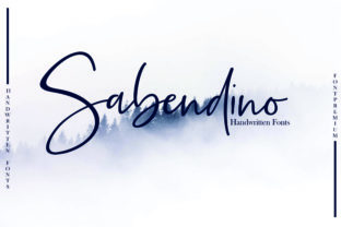 Elevate Your Brand with Sabendino: A Classy Script Handwritten Font