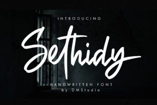 Elevate Your Brand with Sethidy: A Charming Handwritten Font