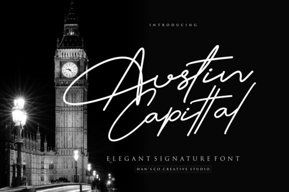 Elevate Your Web Design with Austin Capittal Font