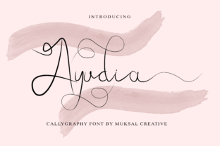 Enhance Your Brand with Ayudia: A Charming Handwritten Font