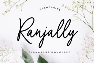 Enhance Your Brand with Ranjally: A Classic Script Font