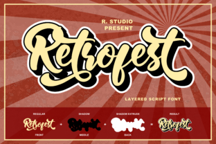 Enhance Your Brand with Retrofest: A Premium Handwritten Font