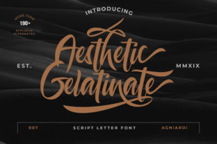 Enhance Your Campaigns with Aesthetic Gelatinate Font