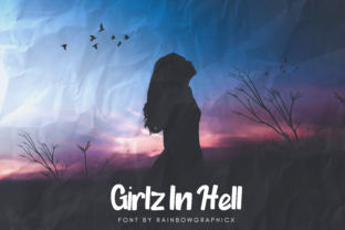 Girlz in Hell: A Unique Script Font for Creative Campaigns