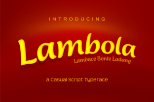Lambola: A Playful Script Handwritten Font for Creative Campaigns
