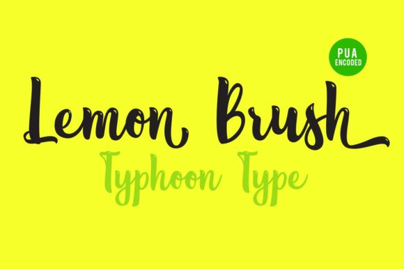 Lemon Brush: A Modern Handwritten Font for Creative Marketers