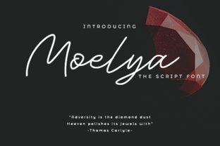 Moelya: A Handwritten Font for Creative Makers