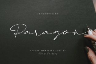 Paragon: The Perfect Handwritten Font for Professional Branding