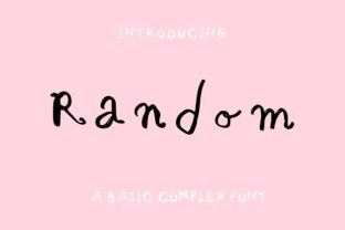 Random: A Fun and Eye-Catching Handwritten Font