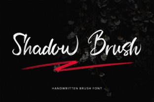 Shadow Brush: A Playful Handwritten Font for Editorial Design
