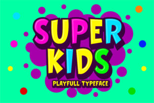 Super Kids: A Fun and Cool Display Font for Creative Projects
