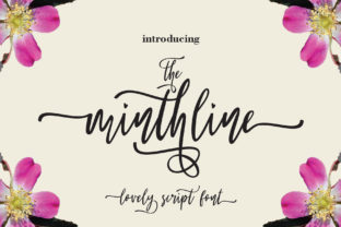 The Minthline Script: A Handwritten Font for Elegant Design