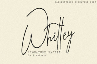 Whitley: A Modern Signature Font for Editorial Elegance