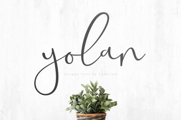 Yolan: A Unique Handwritten Font for Modern Web Design